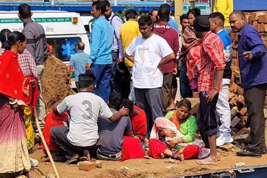 रांची के हिनू में दीवार गिरी, दो बच्चों की दबने की मौत