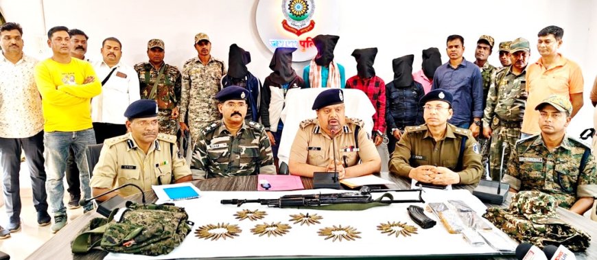 एके- 47 के साथ कुख्यात जेजेएमपी कमांडर टुनेश लकड़ा सहित आधा दर्जन उग्रवादी छतीसगढ़ में गिरफ्तार