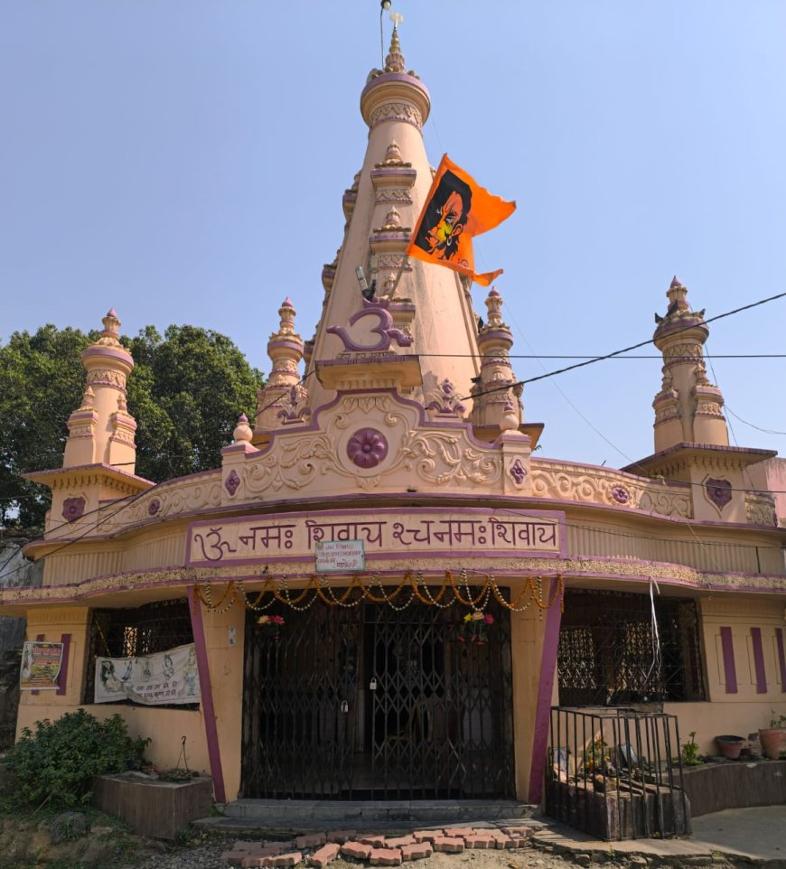 मंदिर से चोरी हुआ चांदी का मुकुट