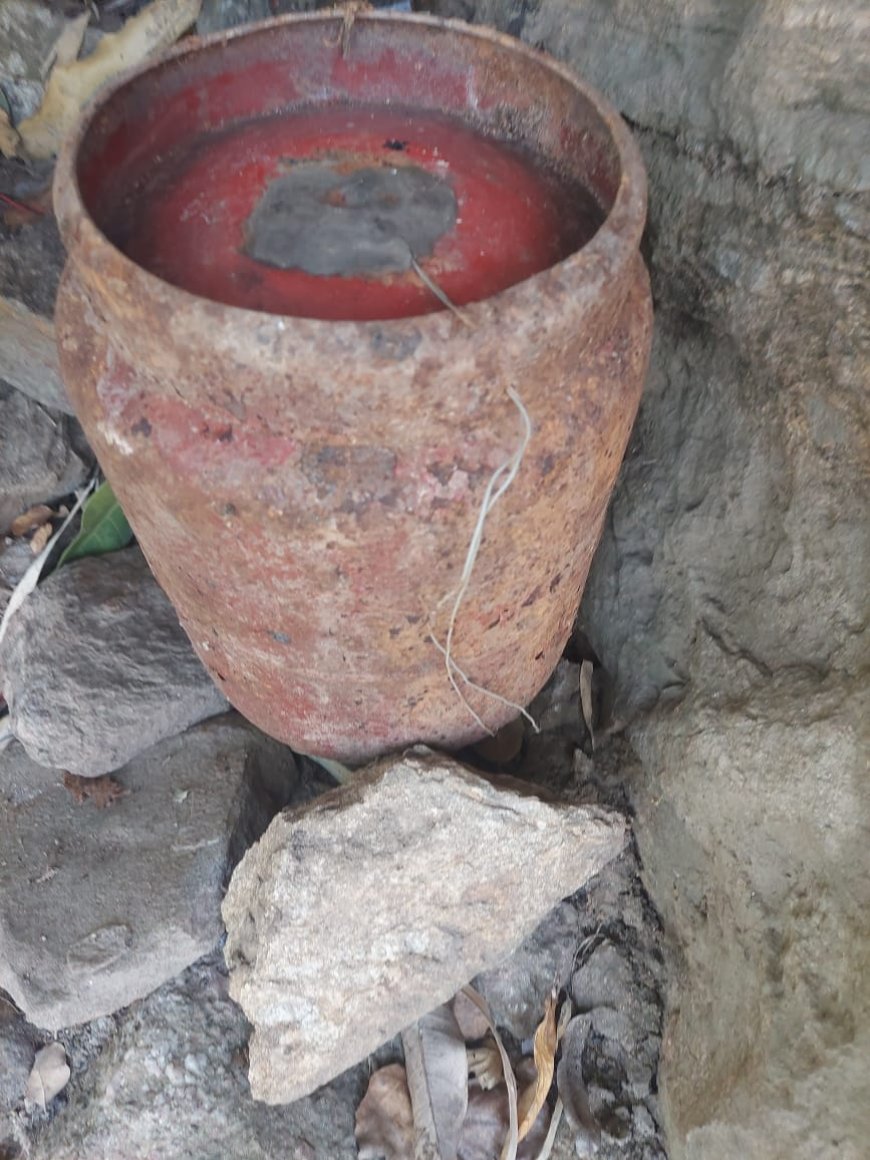 लातेहार के जयगीर जंगल से सिलेंडर बम बरामद