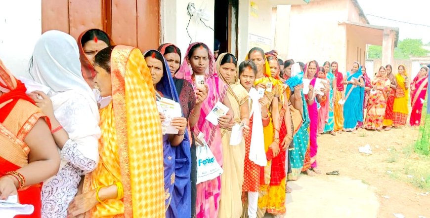 पलामू में 59.99 प्रतिशत मतदान