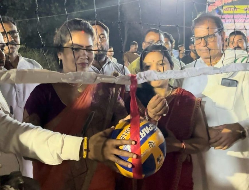 खेल से टीम भावना और एकता का संदेश मिलता है : जिप अध्यक्ष