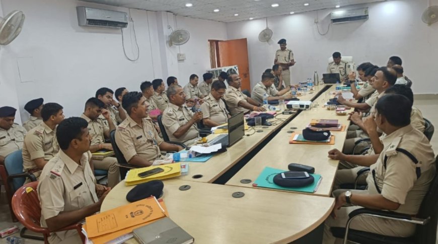 एसपी ने की क्राईम मीटिंग, बकरीद पर विशेश सतर्कता बरतने का निर्देश