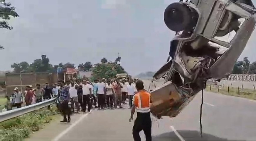 धनबाद में तेज रफ्तार बोलेरो ने सड़क किनारे खड़े परिवार को रौंदा, तीन की मौत