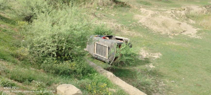 स्कूली बच्चों से भरी ऑटो दुर्घटनाग्रस्त, एक दर्जन बच्चे घायल