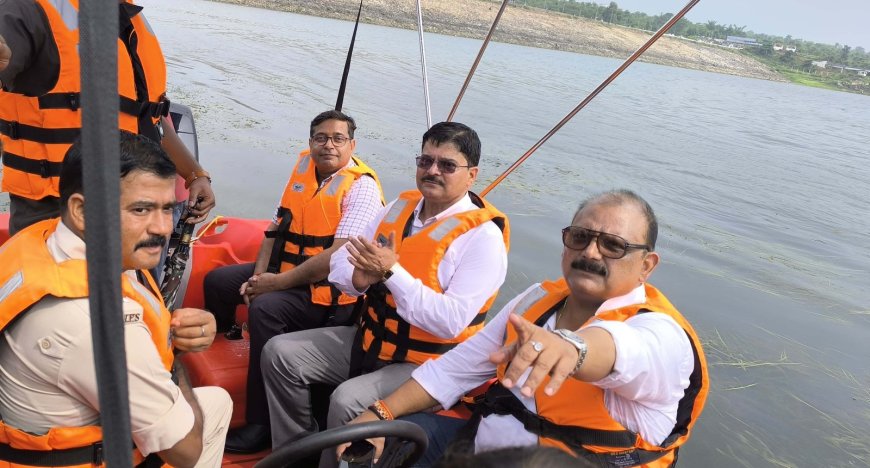 मंत्री ने किया अन्नराज डैम पर जलक्रीड़ा व साहसिक क्रीड़ा अधिष्ठापन का उद्घाटन