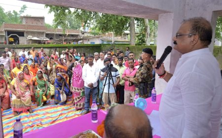 जनता का सेवा ही जनप्रतिनिधि का असली धर्म व कर्म है : मंत्री मिथिलेश