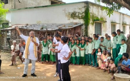 नुक्कड़ नाटक के माध्यम से चुनाव प्रचार शुरू