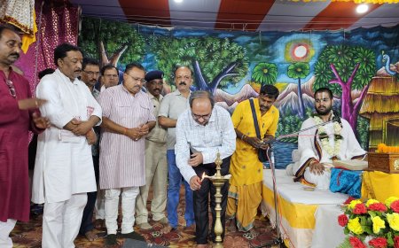 श्रीराधा वंशीधर जी की जय के जयघोष के बीच सात दिवसीय श्रीकृष्ण जन्मोत्सव का हुआ श्रीगणेश