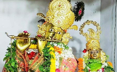 श्री बंशीधर मंदिर में श्री कृष्ण जन्मोत्सव की सभी आवश्यक तैयारी पूरी, श्रीकृष्ण जन्माष्टमी आज