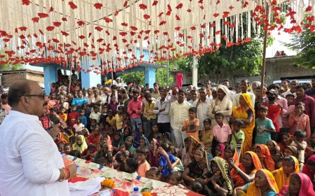 स्वहित के लिये नहीं, जनहित के लिये करता हूं राजनीति : मंत्री मिथिलेश