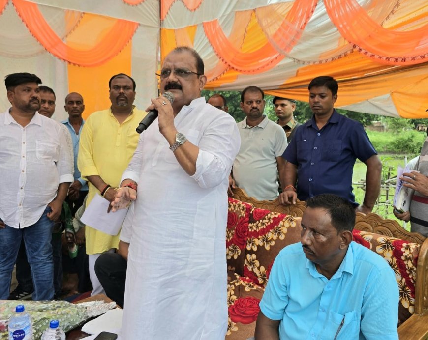 मंत्री ने विभिन्न गांवों में जनता संवाद आयोजित कर सुनी जनसमस्या