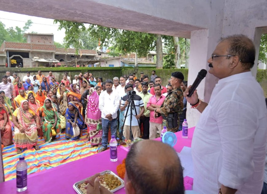 जनता का सेवा ही जनप्रतिनिधि का असली धर्म व कर्म है : मंत्री मिथिलेश