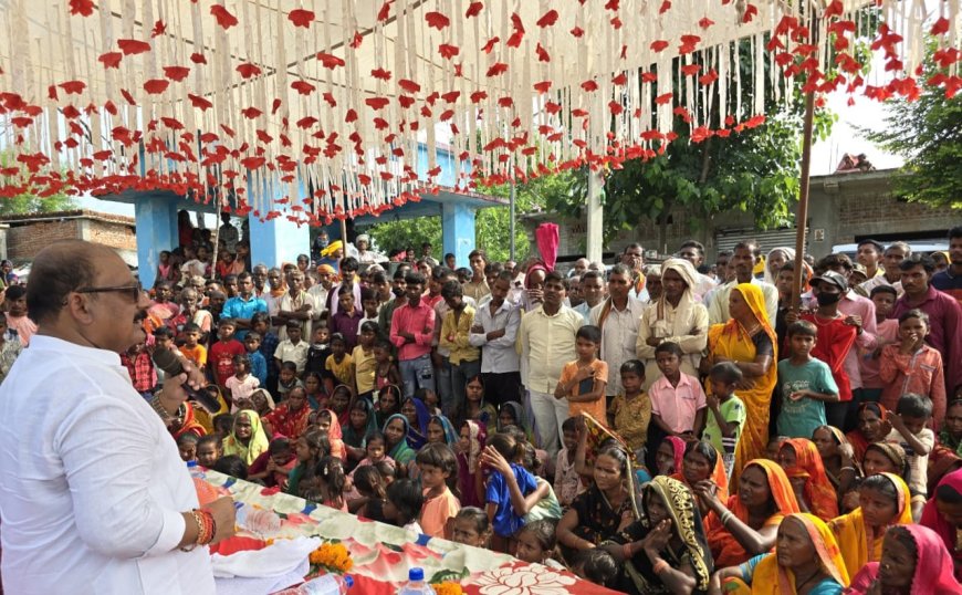 स्वहित के लिये नहीं, जनहित के लिये करता हूं राजनीति : मंत्री मिथिलेश