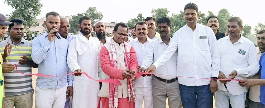 बीडी प्रसाद ने किया सरदार वल्लभभाई पटेल फुटबॉल टूर्नामेंट का उद्घाटन