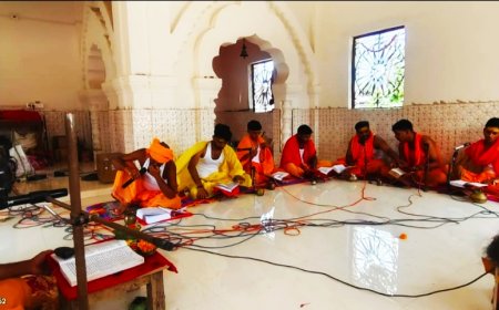 कलश स्थापना के साथ शारदीय नवरात्र प्रारंभ