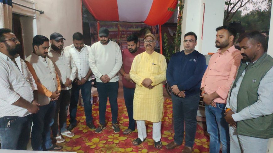 राष्ट्रीय परशुराम युवा वाहिनी ने डॉ अमित व विकास के निधन पर जताया दुख