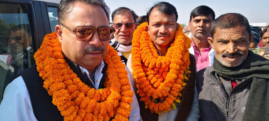 आभार यात्रा के तहत रमना पहुंचे विधायक अनंत