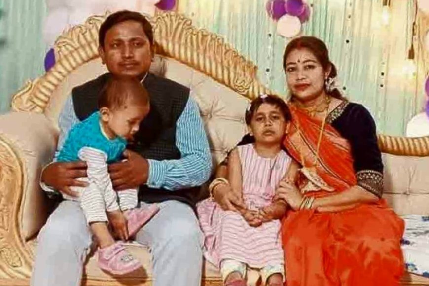 सड़क दुर्घटना में एक ही परिवार के चार सदस्यों की मौत