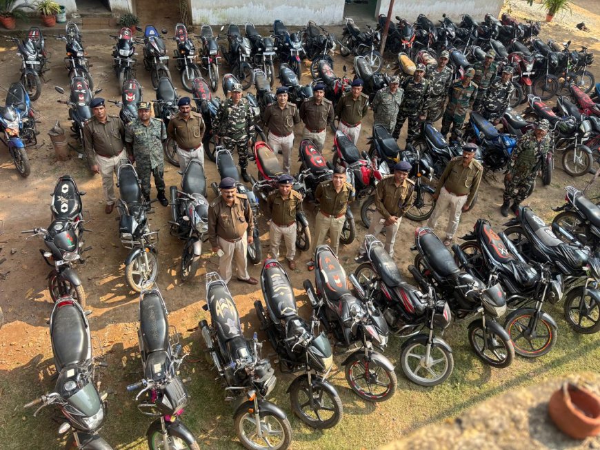 अंतरराज्यीय मोटरसाइकिल चोर गिरोह का खुलासा,  70 बाइक के साथ चार गिरफ्तार