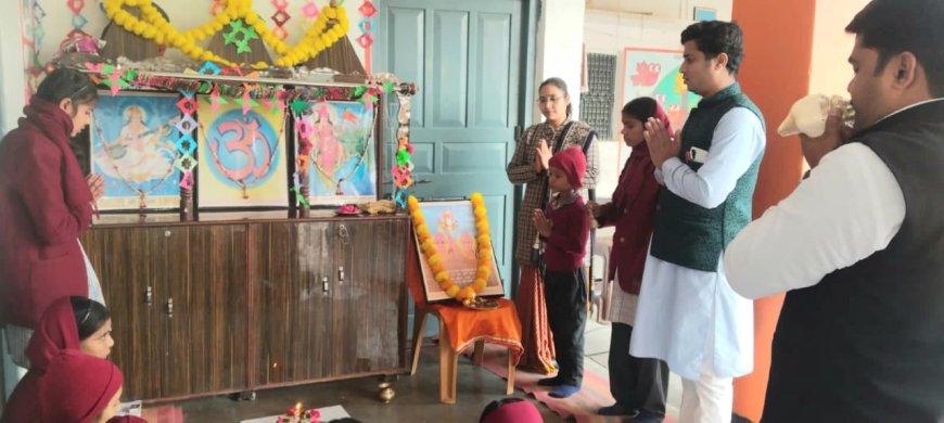 सरस्वती विद्या मंदिर में मनाया गया वीर बलिदान दिवस