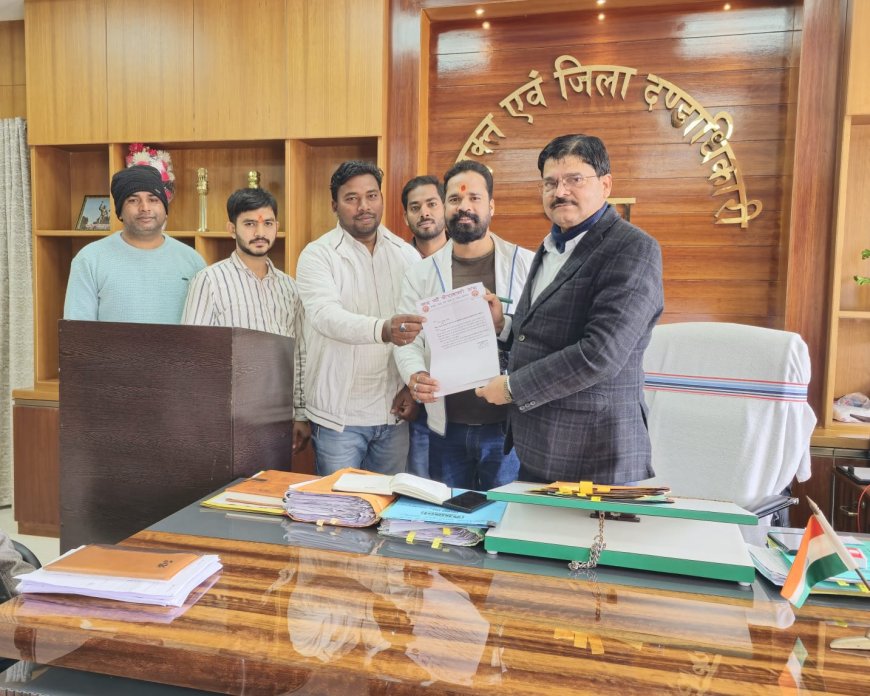 पूजा समिति के पदाधिकारियों ने की डीसी से मुलाकात, समस्याओं को रखा