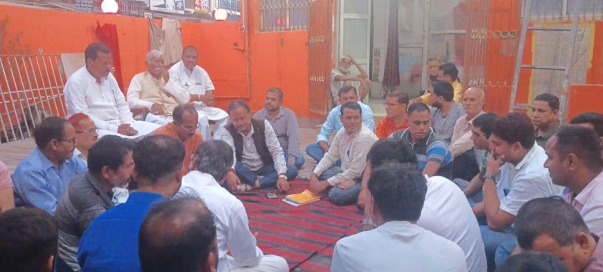 रेहला रामनवमी पूजा समिति का हुआ पुनर्गठन,लगातार आठवीं बार अध्यक्ष चुने गये आलोक शुक्ला