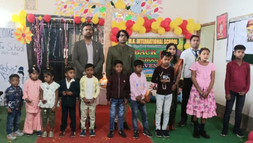 एमके इंटरनेशनल स्कूल में नये सत्र का हुआ शुभारंभ