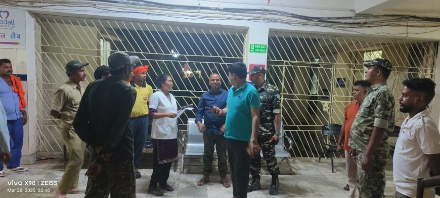 सदर अस्पताल से चिकित्सक अनुपस्थित, एसडीओ के कॉल के बाद पहुंचे चिकित्सक