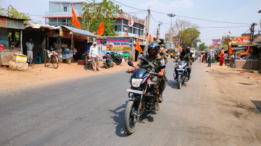रामनवमी को लेकर पुलिस ने चलाई विशेष गश्ती अभियान