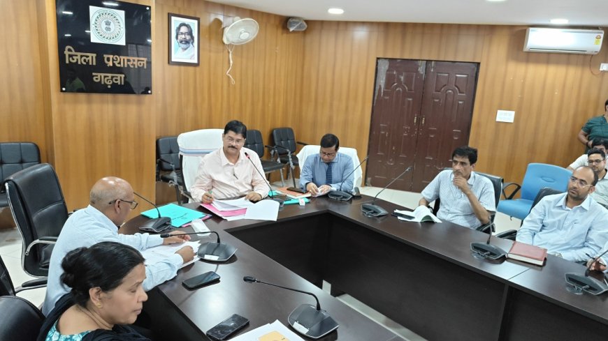 डीसी ने की स्वास्थ्य विभाग की जिला स्तरीय समीक्षात्मक बैठक, दिये कई निर्देश