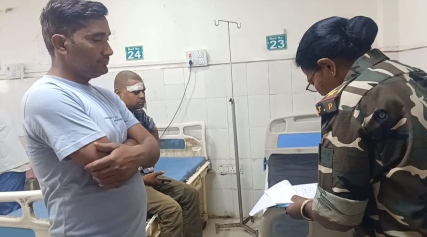 नाबालिग से दुष्कर्म करने वाले पोकलेन ड्राइवर की जमकर पिटाई, एमआरएमसीएच में भर्ती