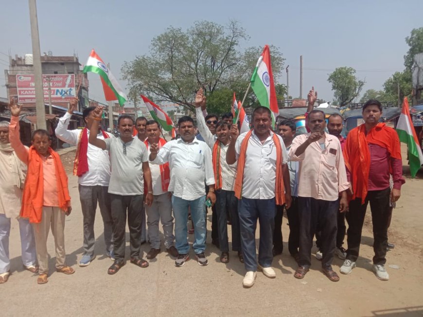 डंडई में निकाली गई भव्य तिरंगा यात्रा