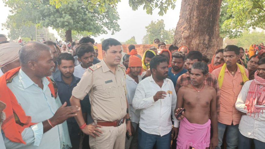ट्रैक्टर की चपेट में आने से ईंट भट्ठा के बुजुर्ग मुंशी की हुई मौत