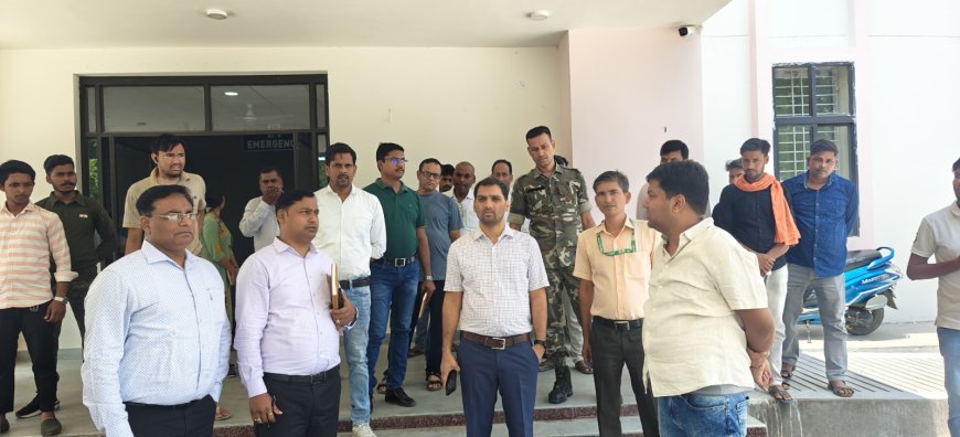 रंका अनुमंडल में डीसी का औचक निरीक्षण
