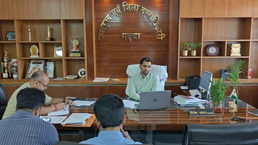 डीसी ने अवैध खनन की रोकथाम को लेकर की टास्क फोर्स की बैठक, दिये कई निर्देश