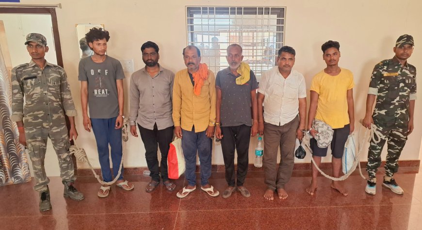 पुलिस पर हमला करने के मामले में पांच गिरफ्तार, न्यायिक हिरासत में भेजे गए