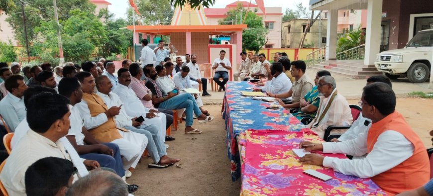 मेराल में मुहर्रम को लेकर शांति समिति की हुई बैठक