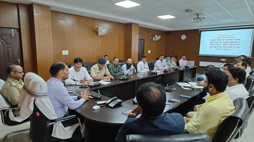 यातायात व नागरिक सुविधाओं सुधार के लिये डीसी की अध्यक्षता में हुई अहम बैठक, कई बड़े फैसले