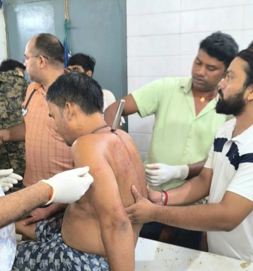 मुफ्त में सामान व रंगदारी नहीं देने पर दुकानदार को घोंपा चाकू, गंभीर, रांची रेफर