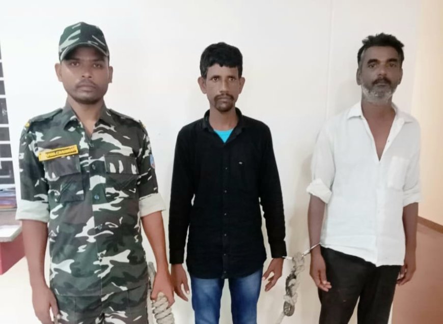 7 वर्षों से फरार दो वारंटी गिरफ्तार, भेजे गये जेल