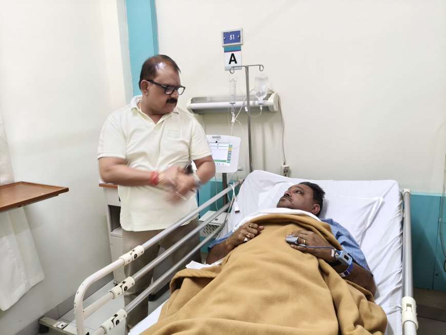 भवनाथपुर विधायक अनंत की तबियत बिगड़ी, पूर्व मंत्री ने मेडिका पहुंचकर लिया हालचाल