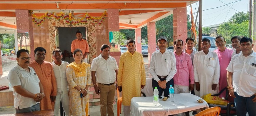 श्रावण पूर्णिमा पर मेराल थाना परिसर के शिव मंदिर में हुआ रुद्राभिषेक, महा भंडारा का आयोजन