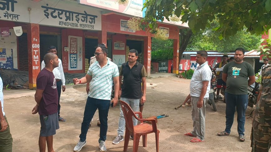 मेराल में दिन दहाड़े क्रेशर संचालक पर अज्ञात हमलावारों ने की फायरिंग, बाल बाल बच्चे रामप्रवेश गुप्ता