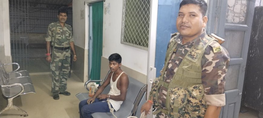 चपरी गांव में जांच करने गई पुलिस टीम पर हमला, आरोपी हिरासत में