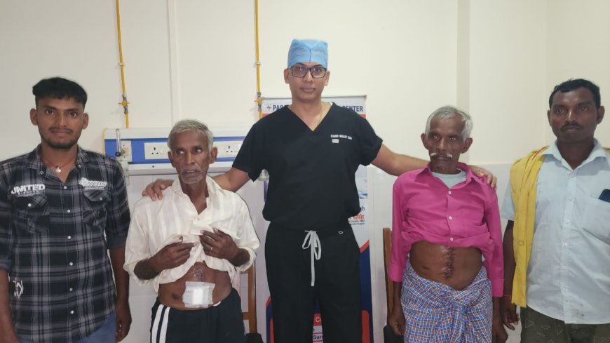 परमेश्वरी मेडिकल सेंटर ने पेट की गंभीर बीमारी से जूझ रहे दो बुजुर्गों की बचाई जान
