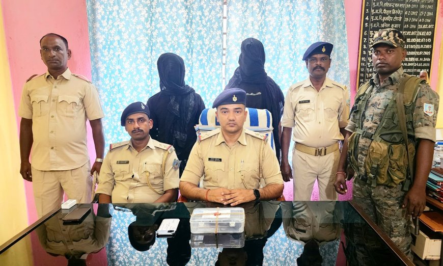 डंडई पुलिस ने हथियार संग दो अपराधी दबोचे, चोरी की 6 बकरियाँ भी बरामद