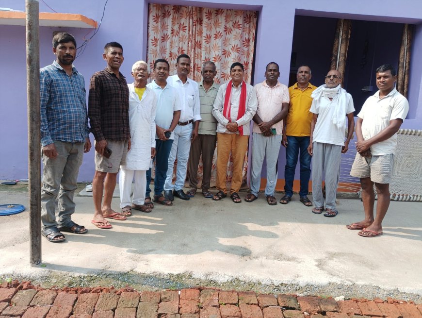 संस्कार एवं अंधविश्वास को लेकर ग्रामीणों की बैठक