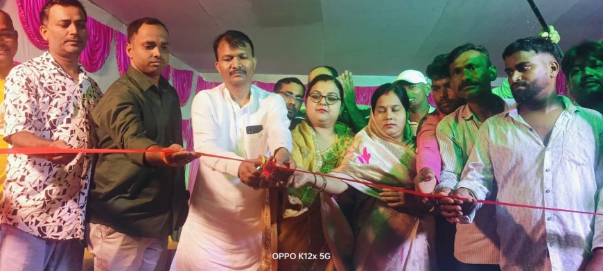 नवरात्र के प्रथम तिथि को भक्ति जागरण आयोजित