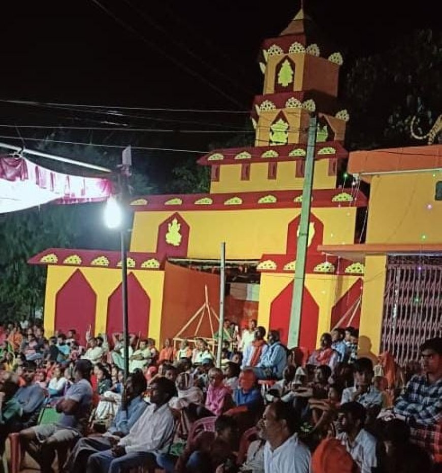 सजे पंडाल, मां दुर्गा दरबार का कल खुलेगा पट